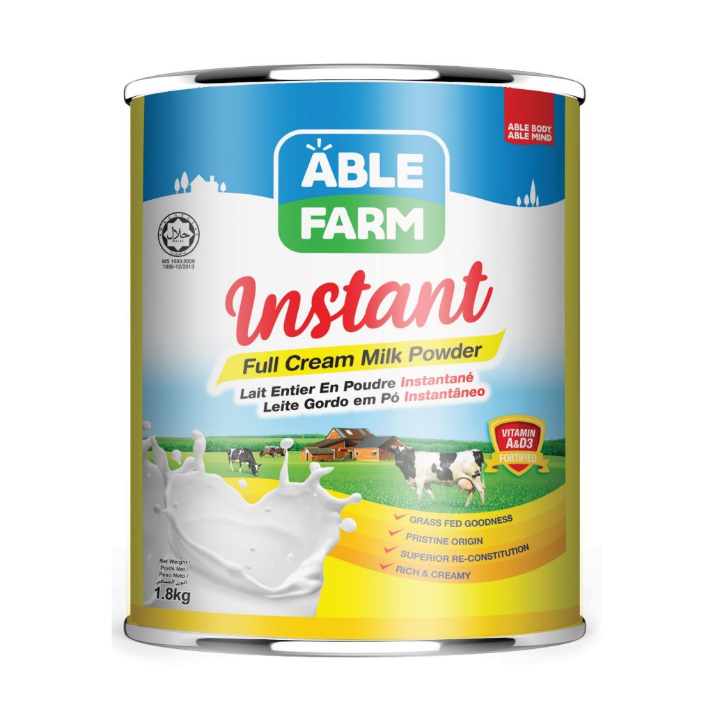 Able Farm Instant Full Cream Milk Powder