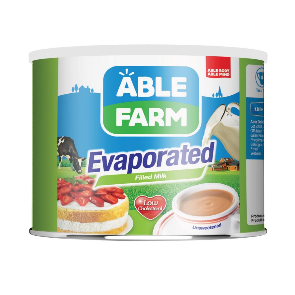 Able Farm Evaporated Filled Milk